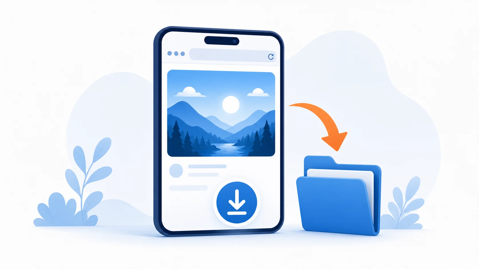 How to Download TikTok Videos on iPhone editorial illustration